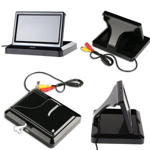 IPoster Car Foldable 5&quot; Car <strong>Reverse</strong> Color <strong>LCD</strong> Monitor + Smart <strong>Sensor</strong> Backup Camera With Buzzer Sound Alarm kit - Product Image 4