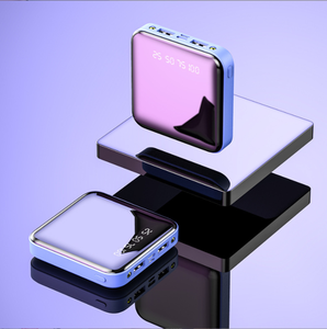 Free Sample 10000mah Powerbanks 10000 Mah Portable Mobile <strong>Charger</strong> 2 Usb Mirror Mini Power Bank for <strong>All</strong> Phone - Product Image 6