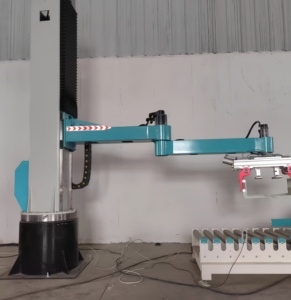 Ein spalt iger Palettier koffer Palettier maschine Automatischer Palet tierer/Roboters tapler für die Flaschen wasser produktions linie - Product Image 5