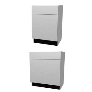 American Floating Gray RTA Kitchen Cabinet <strong>Design</strong> for Apartment - Product Image 5