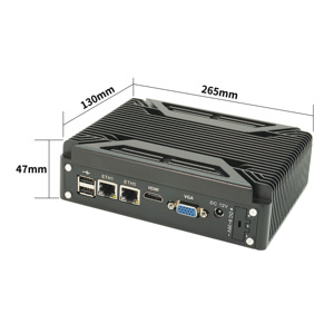 OEM Computadora sin ventilador PC de escritorio Barebone 12th Gen N100 Dual Lan Dual Com 6USB Linux windows11 Pro Industrial Mini PC - Product Image 6