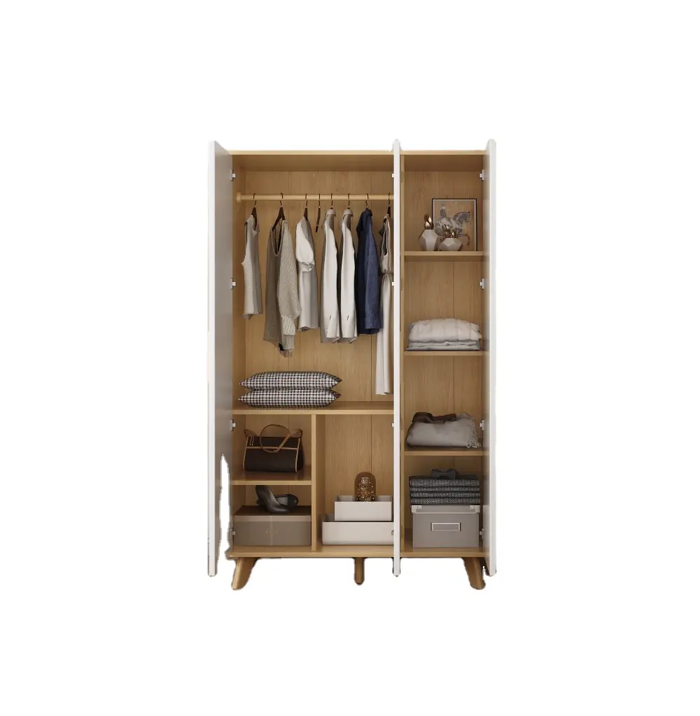 Miglior prezzo di alta qualità Mdf Almirah con prezzo armadio in legno armadio camera da letto cabina