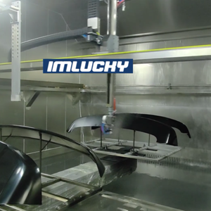 Equipo de pulverización completamente automático de alta calidad IMLUCKY, máquina recíproca de pulverización de carga y descarga completamente automática