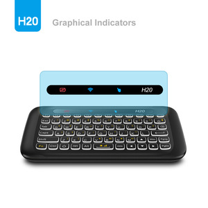 2,4G Mini inalámbrico RGB retroiluminado teclado Touchpad Mouse Combo recargable Trackpad para Android TV Box Laptop Mac PC Desktop - Product Image 2