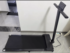 コンパクトホーム折りたたみカーディオトレーナーLCD LEDモーター省スペースセービングウッドウォーキングマット電動トレーニングランニング - Product Image 4