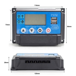 30A 12V 24V DC LCD solare regolatore di carica solare auto regolatore di carica solare pwm solare off grid controller pannello solare - Product Image 2