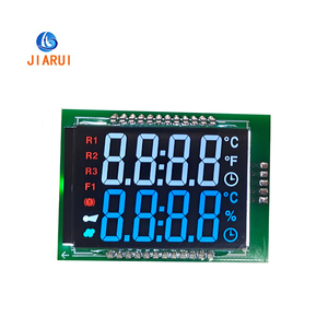 Custom 7 segmento lcd 12 cifre trasparente lcd display per smart home elettrico piano terra riscaldamento regolatore di temperatura - Product Image 3