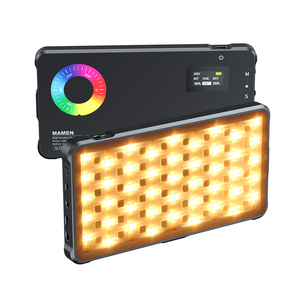 RGB LED Camera <strong>Light</strong> 2500K-9000K CRI 95+ Photography or Video Graphy Work Brightness Adjustment 0-100% 360' Full Color - Product Image 2