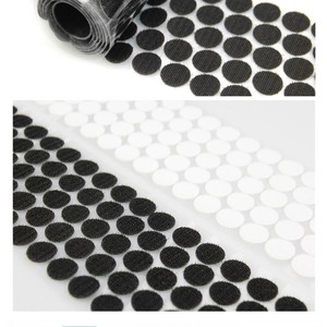 Dansky Manufacturer Supply Custom <strong>Sticky</strong> <strong>Back</strong> No Sew 20mm <strong>Hook</strong> and <strong>Loop</strong> Dots Glued Coins Rounds Circles
