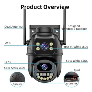 ICSEEワイヤレス屋外セキュリティIPカメラ双方向オーディオ検出屋内PTZ Wifiネットワークカメラ高品質Hikwifi - Product Image 6