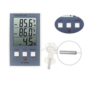 Termómetro Digital CX-201A, higrómetro, medidor de temperatura y humedad para interiores y exteriores, con pantalla LCD C/F - Product Image 2