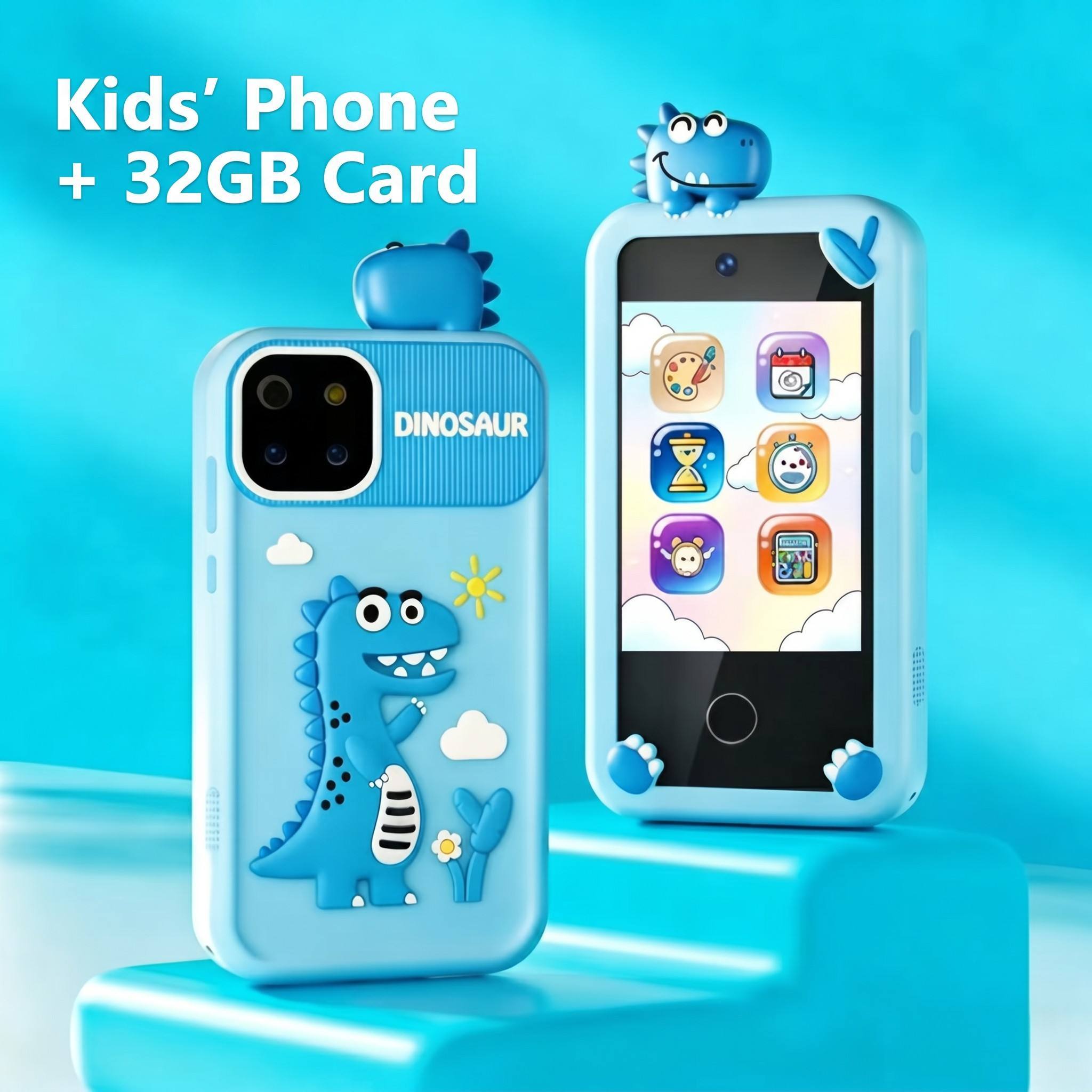 Blue small 32GB card-standard dual camera