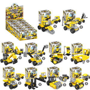 HY oyuncaklar özel yapı taşları çanta renk kutusu küçük parçacıklar ile uyumlu montajlı çocuk öğretim Gif - Product Image 4