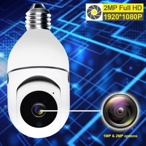 <strong>720P</strong> Wifi <strong>Mini</strong> <strong>Camera</strong> E27 Bulb Socket 1MP 360 Auto Tracking Panoramic <strong>Camera</strong> Wireless PTZ <strong>IP</strong> CameraI Tuya APP Remote View - Product Image 2