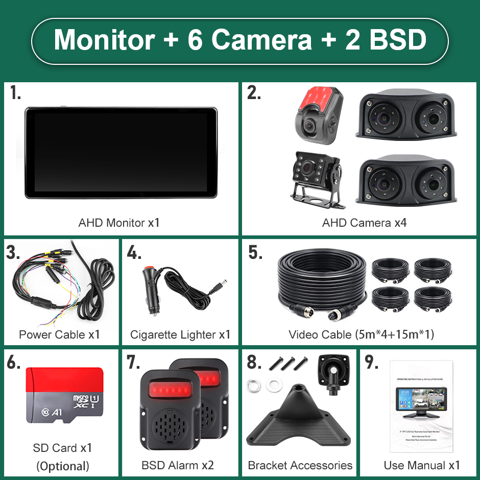 Monitor+6 camera+2BSD