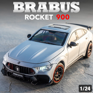 โมเดลรถ1:24 Benz babos ROCKET 900แบบจำลองแบบจำลองโลหะไฟและเสียงแบบดึงกลับโมเดลรถโลหะผสม - Product Image 2