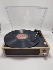 Vinyl Record Player Turntable with Built-in BT Receiver 2 Stereo Speakers 3 Speed 3 Size Entertainment and Home Decoration - Product Image 6