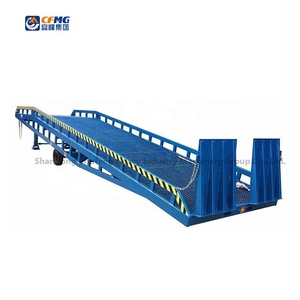 6t 10t 12t 15t <strong>Loading</strong> <strong>Unloading</strong> Adjustable Mobile <strong>Container</strong> Forklift Ramps Shipping Mobile Dock Leveler for Sale - Product Image 1