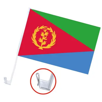 YIDE Car Hood Window Country Flags Publicidad Bandera Eritrea personalizada para coche