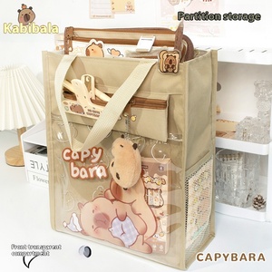 Moka Magic Card New Capibala Series Canvas Art Bag con Tutorial Satchel Book para uso en la Oficina y la escuela - Product Image 3