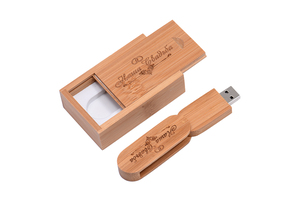 ฟรีตัวอย่างแฟลชไดรฟ์ USB ไม้3.0 2.0พร้อมโลโก้ที่กำหนดเองเมมโมรีสติ๊กในกล่องไม้ความจุหลากหลายตั้งแต่1GB ถึง128GB - Product Image 5