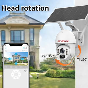 VESAFE Outdoor Night Vision <strong>3mp</strong>&amp;4mp Ip Solar Cctv Dome <strong>Camera</strong> Wireless 360 Degree Ptz Rotating Security <strong>Camera</strong> S10 - Product Image 4