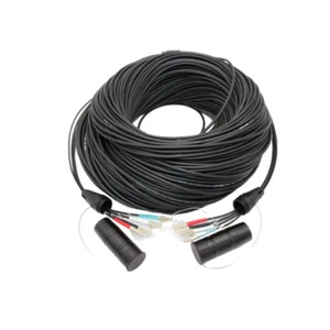 Ağır SM G657A2 zırhlı Fiber yama kablosu 50M 100M 150M 200M 10Gbps sahne aydınlatma DMX512 kontrol olay performansı için - Product Image 4