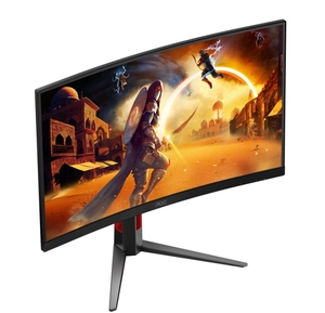 หน้าจอโค้งสำหรับคอมพิวเตอร์180Hz FHD สามารถสลับได้หลายภาษาสำหรับพีซี FPS ใหม่ C27G4เร็ว - Product Image 2