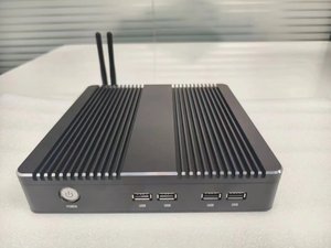 12V Intel I3 i5 i7 i9 Windows Embedded Fanless Din Rail Caja de control industrial Mini Todo en una computadora industrial PC industrial - Product Image 5