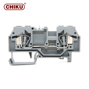 CHIKU Resorte Tipo Jaula Entrada frontal Micro Cableado Abrazadera Jaula Enchufable Din Rail Conector Bloque de terminales - Product Image 4