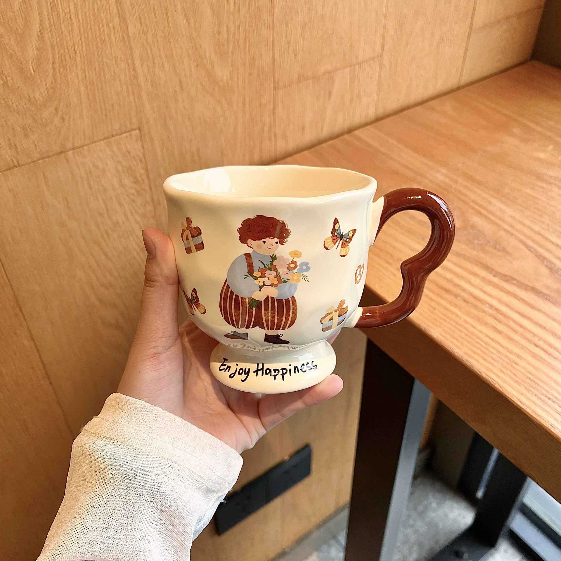 Homme de couleur brune (tasse simple)