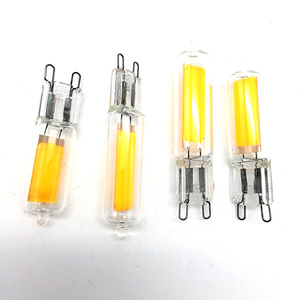 Modern sarkık aydınlatma Led ampulü, şeffaf cam malzeme 2W 3W G9 4000K COB LED halojen ampul 12V - Product Image 4