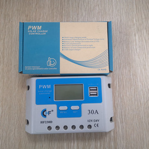 Умный Солнечный контроллер Pwm 30a 12v/24v контроллер солнечного заряда с USB-системой выключения - Product Image 2