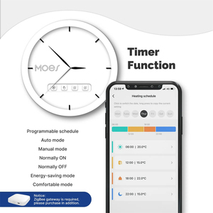 Tuya ZigBee 3.0 Kühler antriebs ventil Smart <span class=keywords><strong>Programmable</strong></span> Thermostat Temperatur regler