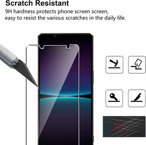 Kính Cường Lực 9H 2.5D Nuglas Trong Suốt Cao Kính Cường Lực Bảo Vệ Điện Thoại Di Động Chống Sốc Cho Sony Xperia 1 IV Bảo Vệ Màn Hình - Product Image 4