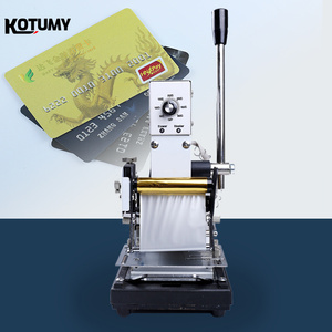 Vip Card punzone codice macchina codice convesso stampante codifica pressione macchina macchina goffratura manuale in Pvc