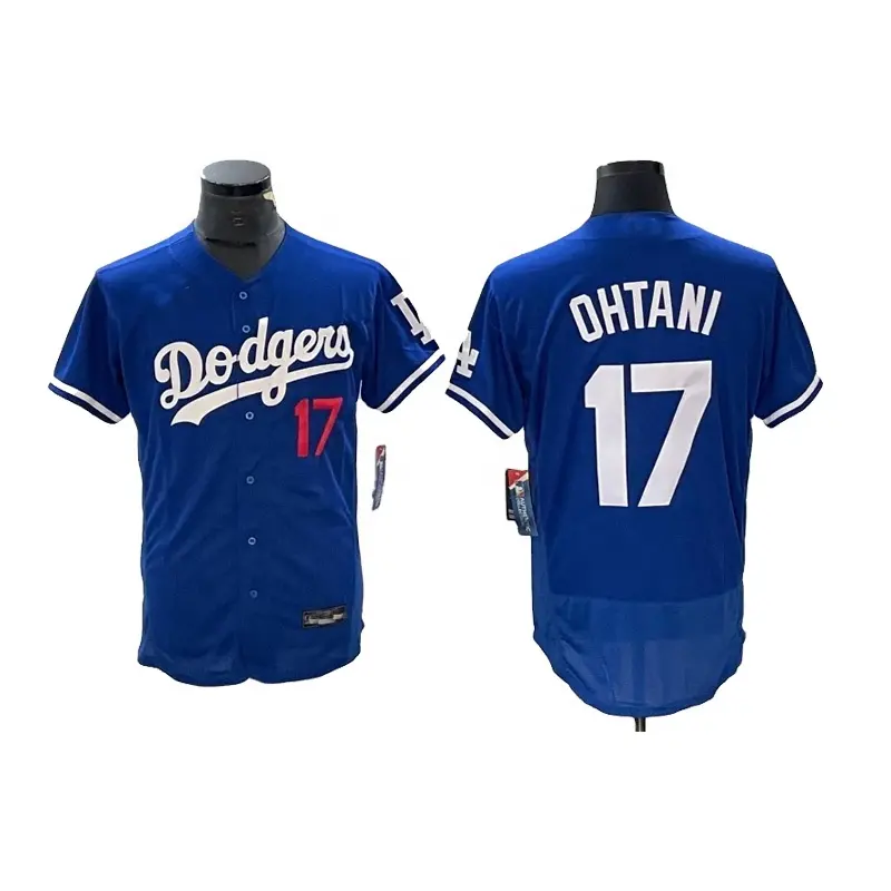 2024 Nueva llegada stock Los Angeles Shohei Ohtani número 17 Jersey de béisbol