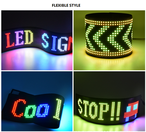 Ngoài trời nhỏ Màn hình LED không thấm nước đầy đủ màu sắc linh hoạt di chuyển Đăng lập trình ứng dụng điều khiển xe ngoài trời LED biển hiệu - Product Image 4