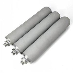 Lọc không khí 0.2 0.25 0.5 1 2 5 10 micron UM thép không gỉ 316 thiêu kết xốp khuếch tán khí SS sparger - Product Image 2