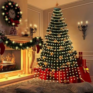 Fern gesteuerte RGB-Farbwechsel-Lichterketten Yard Waterfall Tree Xmas Tree Programmier barer Musik-Timer Halloween Dekorativ - Product Image 2