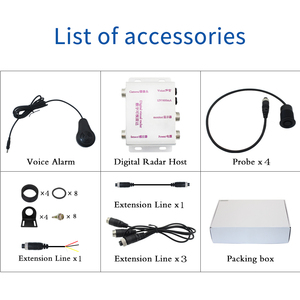 Truck Bus Auto Car Reverse Aid Backup Digital Radar Detector Reverse Parking <strong>Sensor</strong> Kits with 4 <strong>Sensor</strong> for Heavy Duty <strong>Vehicle</strong>