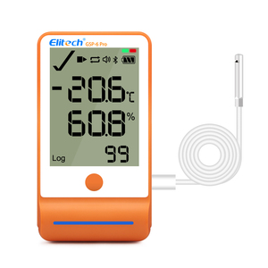 Registrador de datos automático Usb con termómetro de alta precisión para transporte de cadena fría refrigerada, Registrador de temperatura de 2/2" - Product Image 1