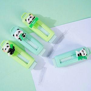 Phim Hoạt Hình Hình Dạng Động Vật Đẩy Kéo Tẩy Cho Trẻ Em Văn Phòng Phẩm Nguồn Cung Cấp Gấu Trúc Cao Su Với Bìa Quà Tặng Cho Các Trường Học Sinh Sử Dụng - Product Image 4