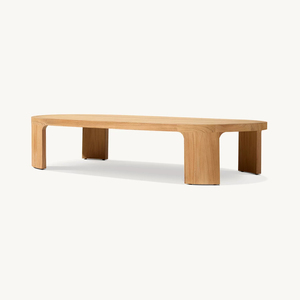 أثاث خشبي للحدائق ، كرسي بذراعين خارجي من خشب الساج ، كرسي صالة فاخر للفناء والحديقة ، أريكة خارجية وطاولة قهوة - Product Image 6