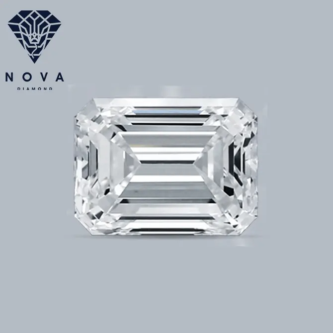 Nova Lab Diamond all'ingrosso taglio smeraldo da 1 carato VVS sintetico Lab cresciuto diamante CVD diamante IGI pietra sfusa