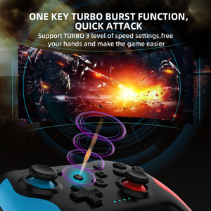 TISHRIC for Bluetoothゲームパッド任天堂NS009スイッチPS3 TV PC (Windows 7/8/10/11) 対応Steamゲームをサポート - Product Image 4