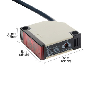 Interruptor de sensor fotoeléctrico difuso de infrarrojo cercano, 12-240VDC, 24-240VAC, sensor de equipo industrial, 1 unidad - Product Image 4