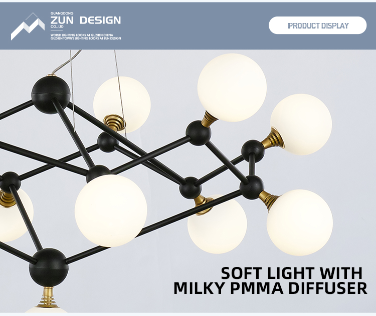 Simple Design bedside Motorized crystal murano glass ball chandelier Flowers dining pendant light