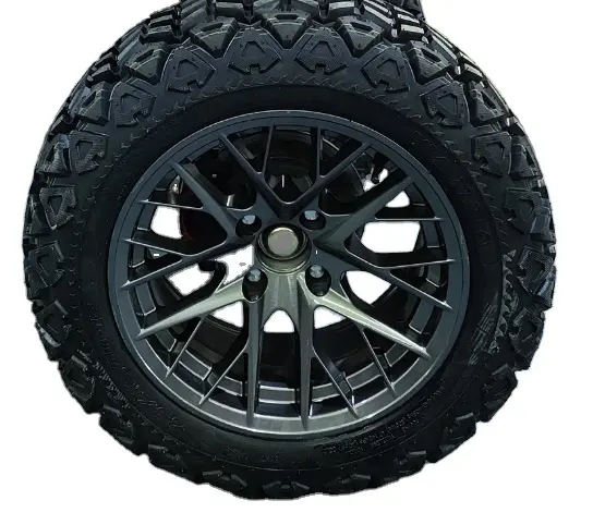 Neumáticos de coche de golf de caza eléctricos y llantas personalizadas 14''