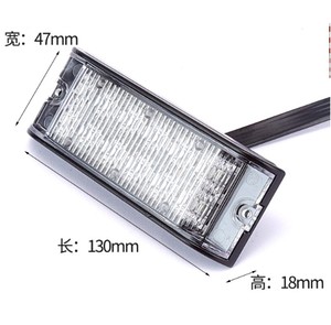 ไฟหน้า LED ติดกระจังหน้ารถ, ไฟแฟลช LED 3วัตต์สว่างสูง - Product Image 5